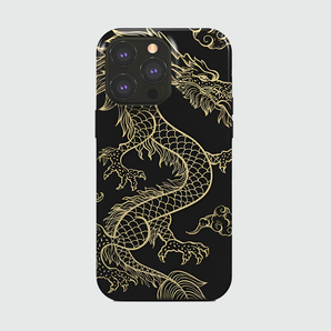 Coque Iphone - Dragon doré